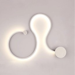 Pintura contemporánea moderna y contemporánea para apliques de pared con luz ambiental
