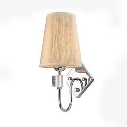 Apliques de pared modernos, contemporáneos, con iluminación ascendente y acabado galvanizado