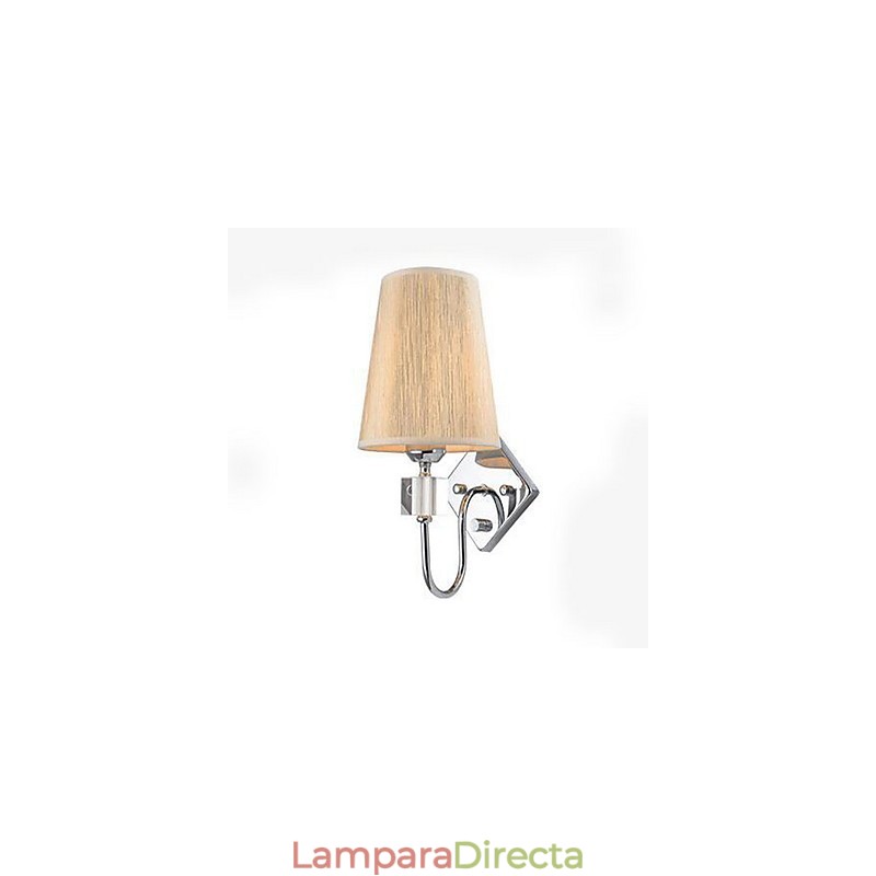 Apliques de pared modernos, contemporáneos, con iluminación ascendente y acabado galvanizado