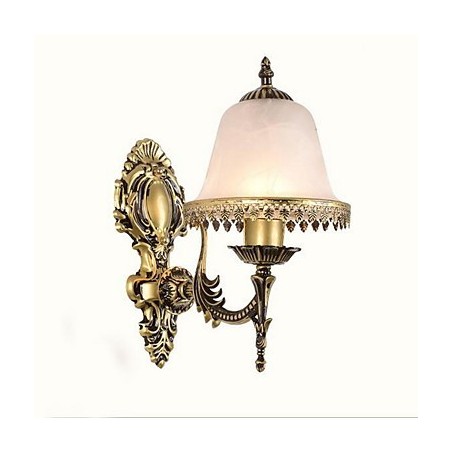 Apliques de pared vintage con luz descendente y acabado galvanizado Apliques de pared vintage con luz descendente y acabado galvanizado