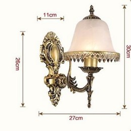 Apliques de pared vintage con luz descendente y acabado galvanizado
