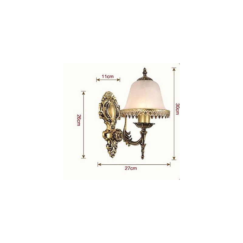 Apliques de pared vintage con luz descendente y acabado galvanizado