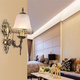 Apliques de pared vintage con luz descendente y acabado galvanizado