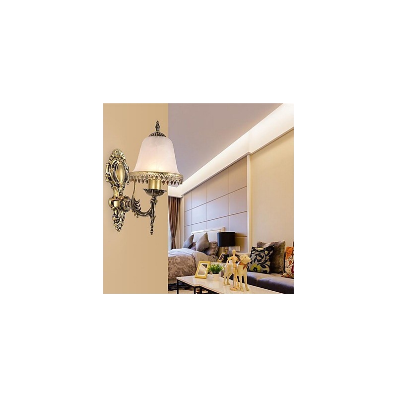 Apliques de pared vintage con luz descendente y acabado galvanizado