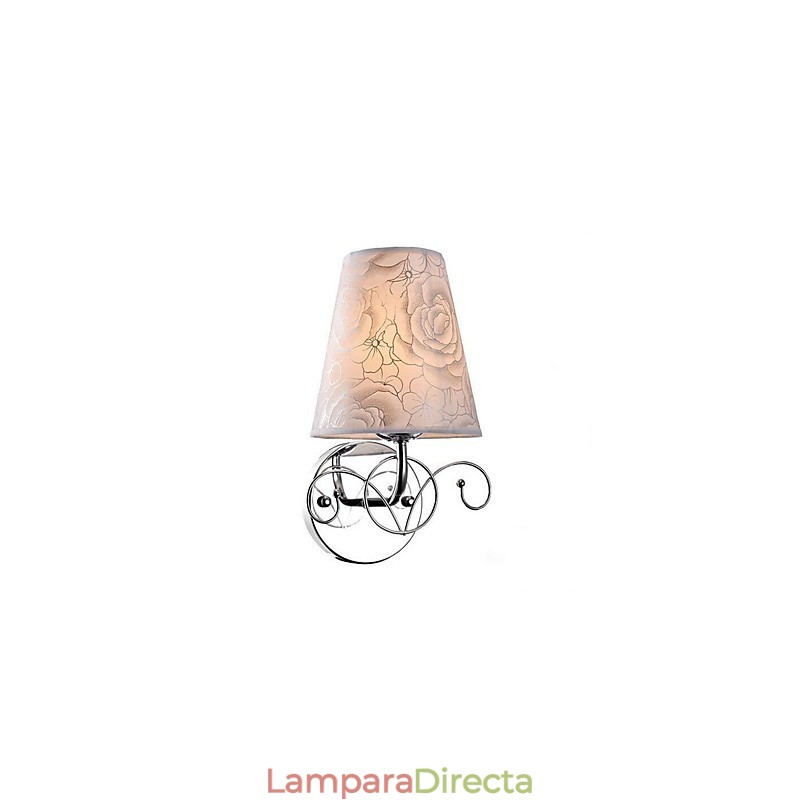 Apliques de pared modernos, contemporáneos, con iluminación ascendente y acabado galvanizado