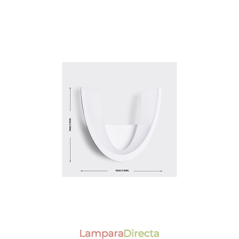 Pintura contemporánea moderna para apliques de pared con luz ambiental.