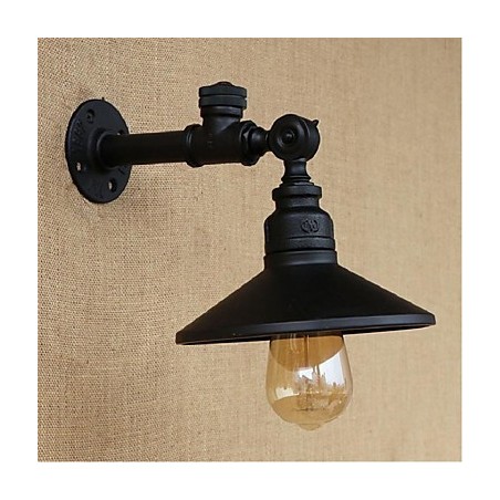 Apliques de pared con luz ambiental de estilo rústico tipo cabaña. Apliques de pared con luz ambiental de estilo rústico tipo cabaña.