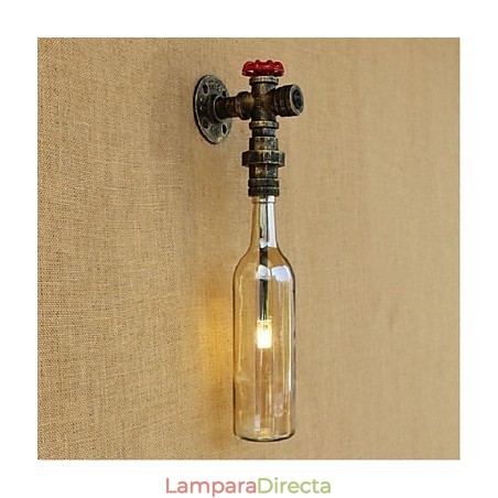 Lámpara de pared de agua ámbar con interruptor Lámpara de pared de agua ámbar con interruptor