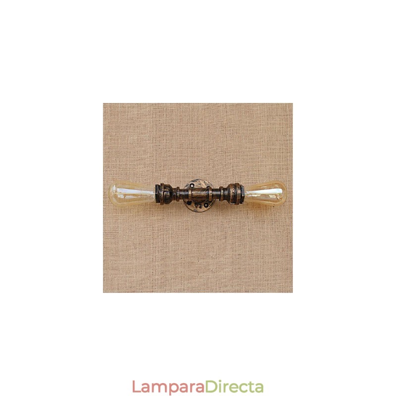 Lámpara de pared pequeña decorativa con pipa de agua sencilla y nostálgica