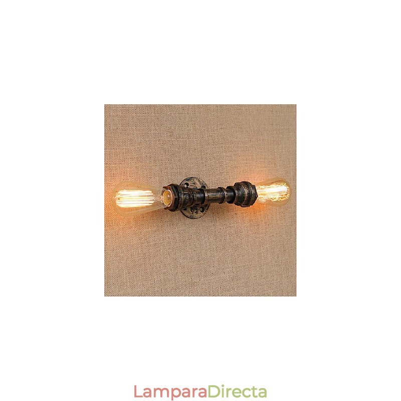Lámpara de pared pequeña decorativa con pipa de agua sencilla y nostálgica