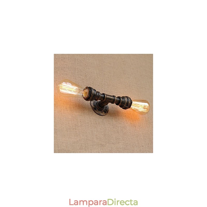 Lámpara de pared pequeña decorativa con pipa de agua sencilla y nostálgica