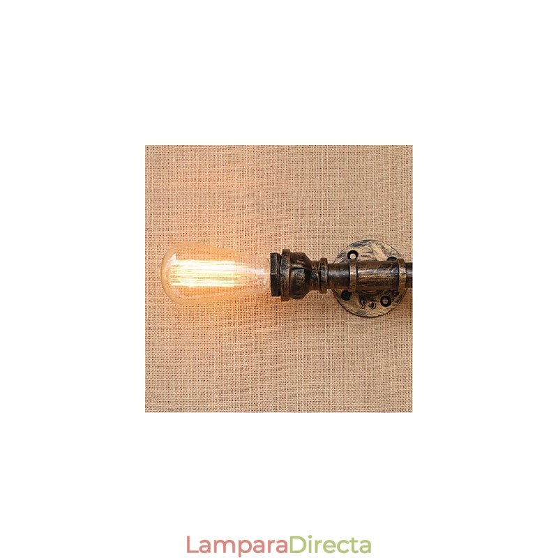 Lámpara de pared pequeña decorativa con pipa de agua sencilla y nostálgica