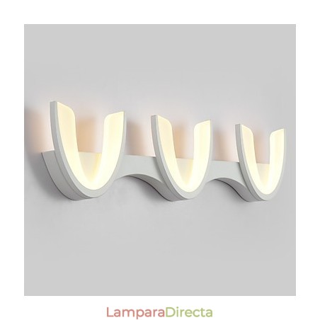 Pintura contemporánea moderna para apliques de pared con luz ambiental. Pintura contemporánea moderna para apliques de pared con luz ambiental.