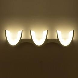 Pintura contemporánea moderna para apliques de pared con luz ambiental.
