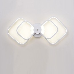 Lámpara de pared con función de pintura contemporánea moderna integrada para luz ambiental.