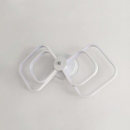 Lámpara de pared con función de pintura contemporánea moderna integrada para luz ambiental.