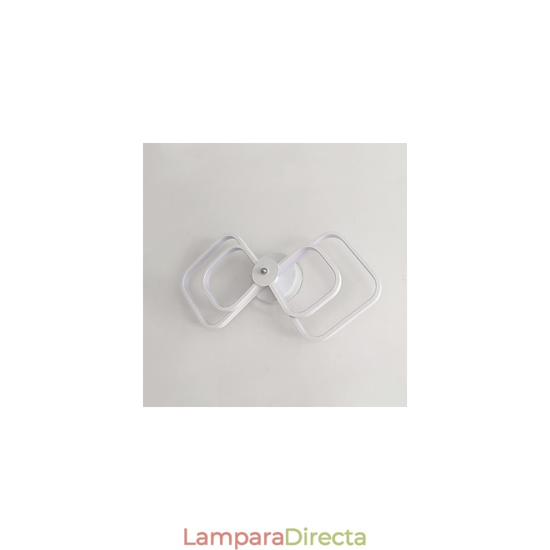 Lámpara de pared con función de pintura contemporánea moderna integrada para luz ambiental.