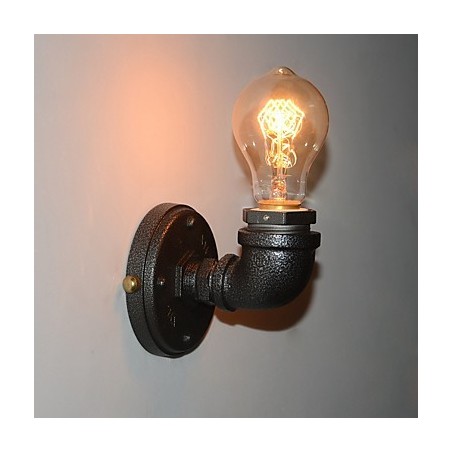 Lámpara de pared decorativa de tubo de hierro industrial retro simple Lámpara de pared decorativa de tubo de hierro industrial retro simple