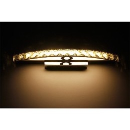 Iluminación de baño de pared de cristal contemporánea