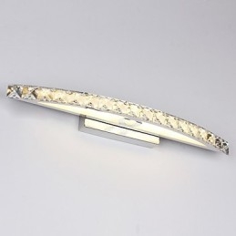 Iluminación de baño de pared de cristal contemporánea