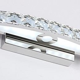 Iluminación de baño de pared de cristal contemporánea