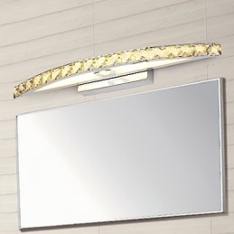 Iluminación de baño de pared de cristal contemporánea