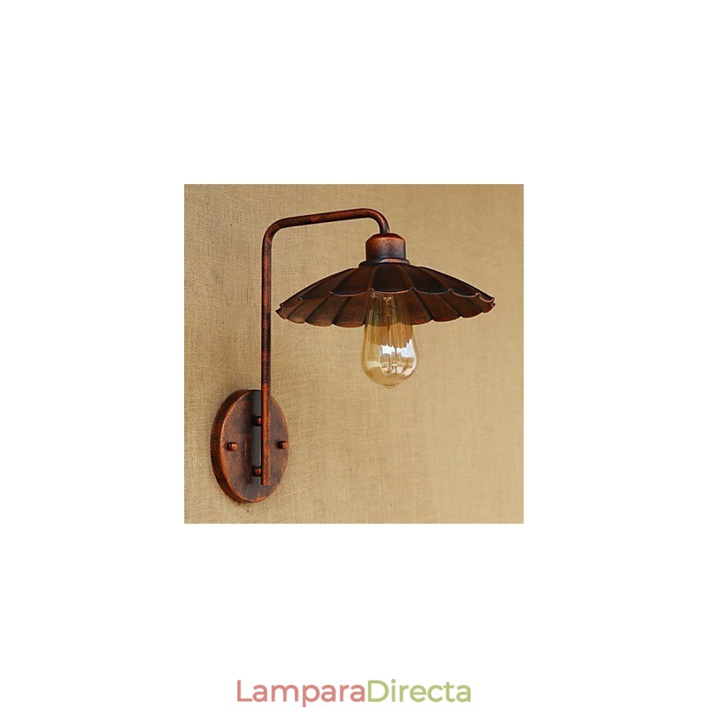 Lámpara de hierro sencilla para dormitorio, mesita de noche, hotel, moderna, popular, creativa, retro y moderna.