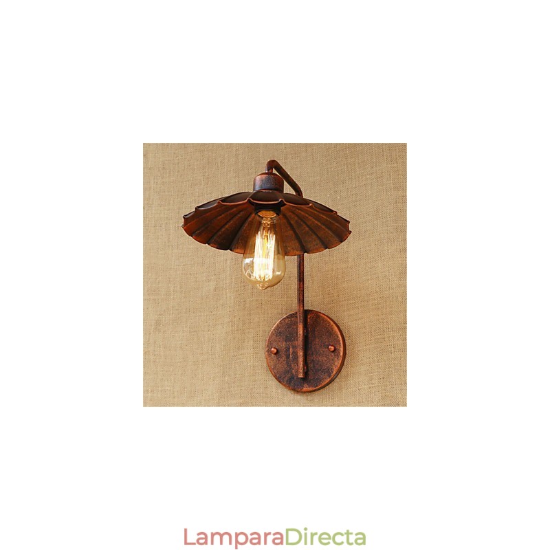 Lámpara de hierro sencilla para dormitorio, mesita de noche, hotel, moderna, popular, creativa, retro y moderna.