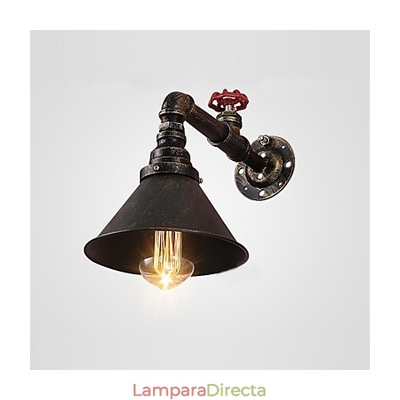 Lámparas de pared con forma de tubería de agua, estilo industrial retro, creativas, de metal, para restaurantes, cafeterías, bares, mesas de bar, apliques de pared. Lámparas de pared con forma de tubería de agua, estilo industrial retro, creativas, de metal, para restaurantes, cafeterías, bares, mesas de bar, apliques de pared.