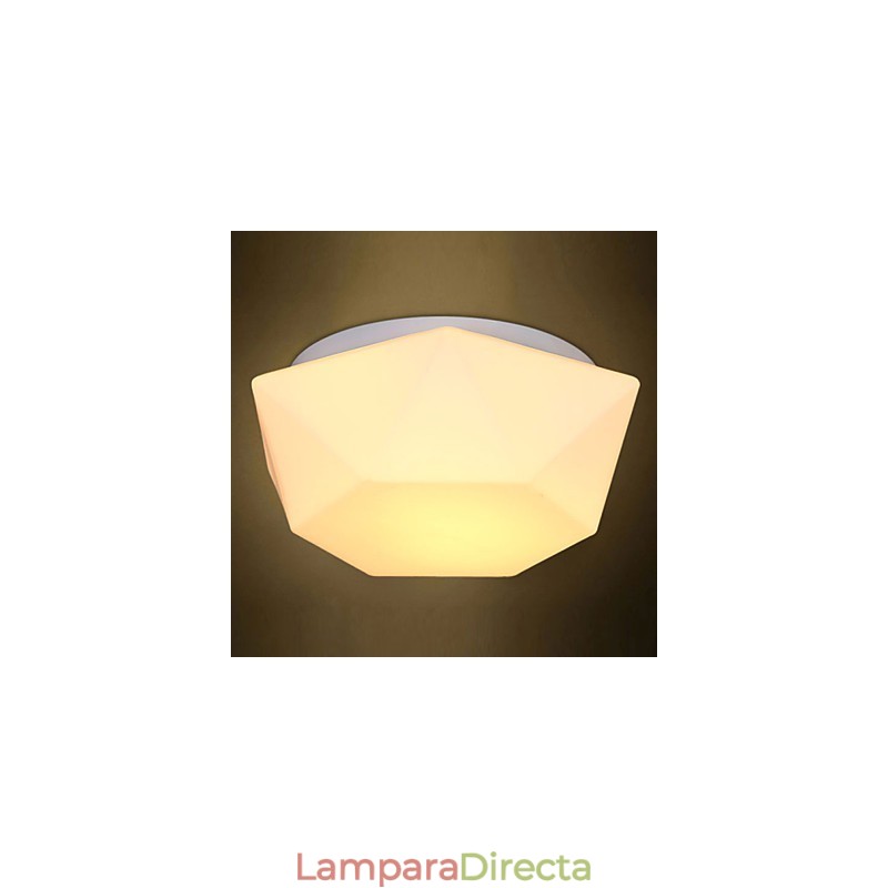 Luz de cúpula de cristal de diamante blanco creativo que absorbe