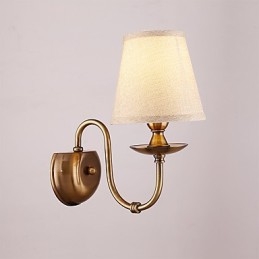 Apliques de pared con luz descendente, tradicionales, clásicos, galvanizados, con protección ocular.