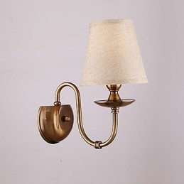 Apliques de pared con luz descendente, tradicionales, clásicos, galvanizados, con protección ocular.