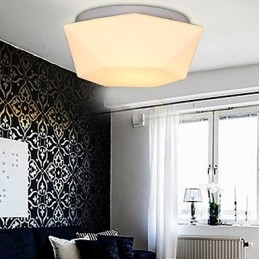 Luz de cúpula de cristal de diamante blanco creativo que absorbe