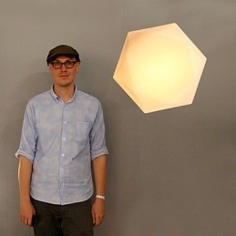 Luz de cúpula de cristal de diamante blanco creativo que absorbe