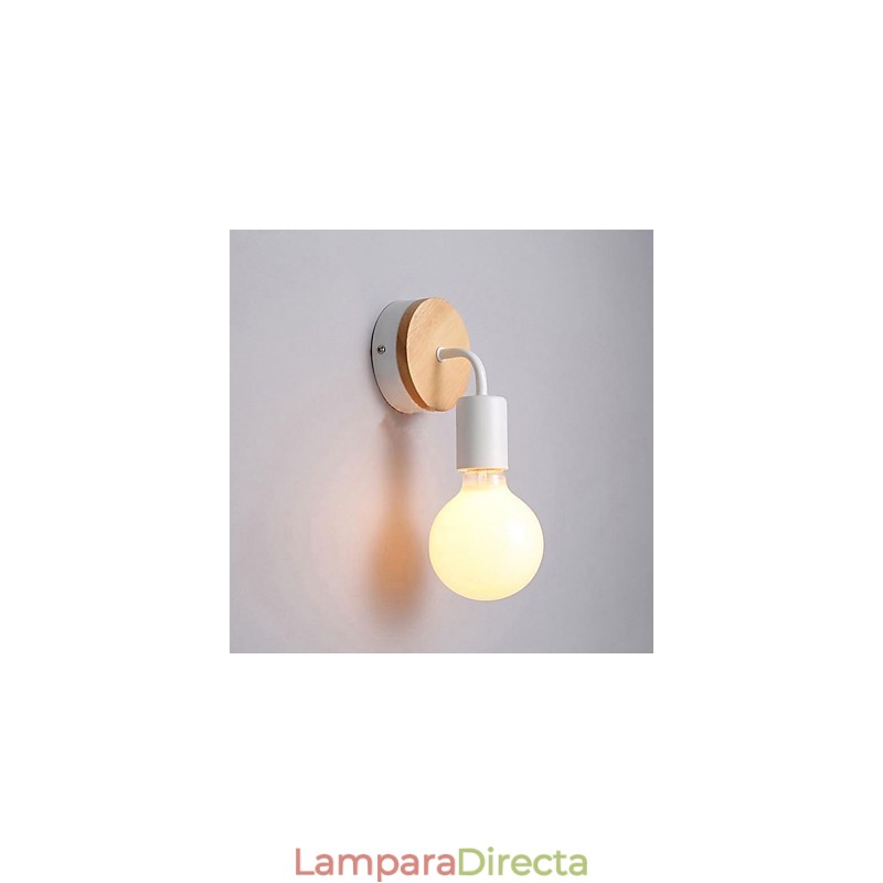 Pintura novedosa contemporánea moderna para apliques de pared con luz ambiental.