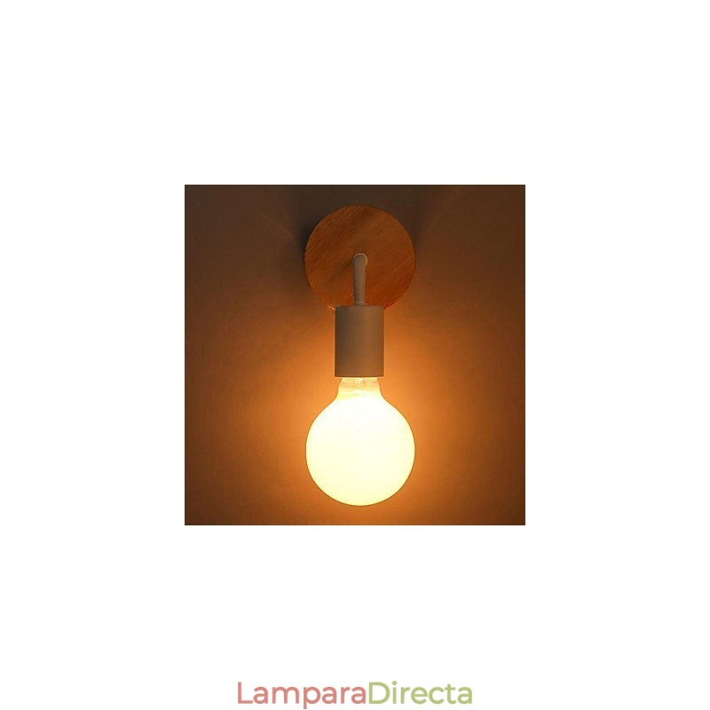 Pintura novedosa contemporánea moderna para apliques de pared con luz ambiental.