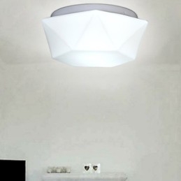Luz de cúpula de cristal de diamante blanco creativo que absorbe