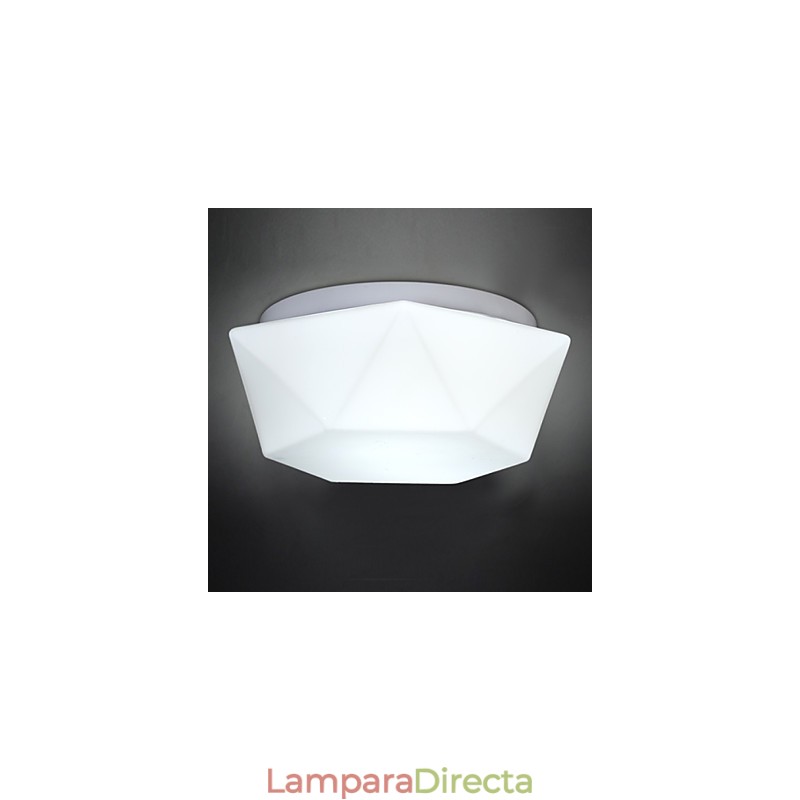 Luz de cúpula de cristal de diamante blanco creativo que absorbe