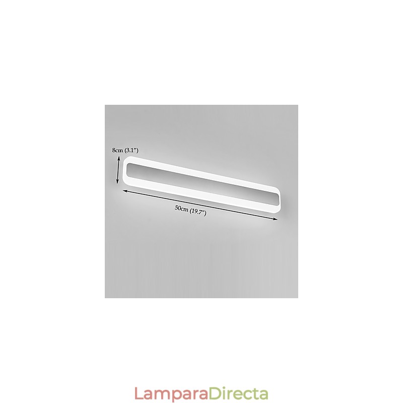 Lámpara de espejo de baño de alta calidad y larga duración, luz de pared