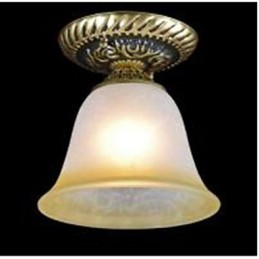Lámpara empotrada tradicional clásica vintage retro de metal bronce