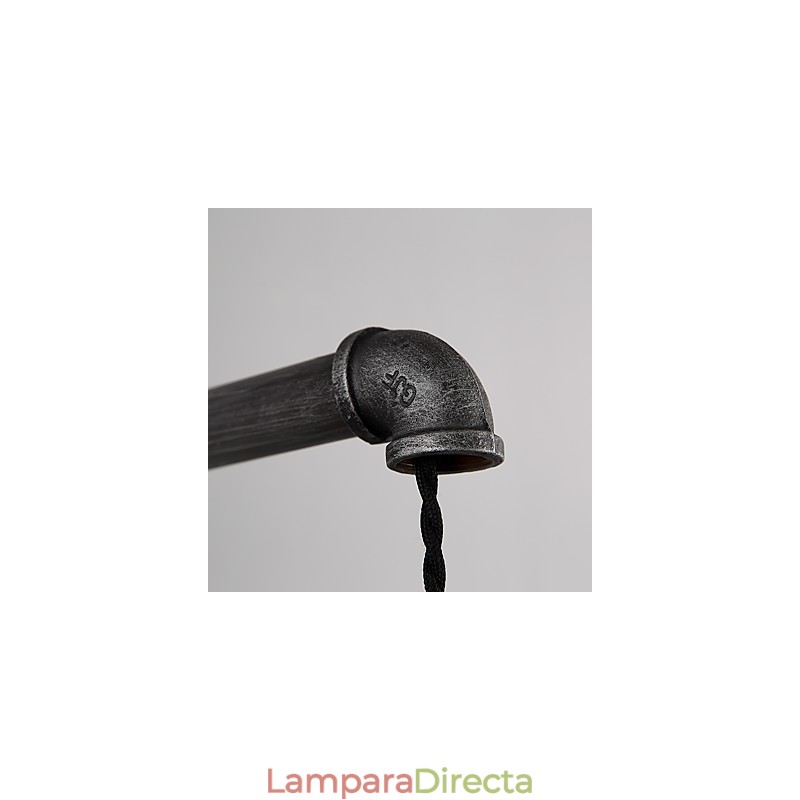 Lámparas de pared de tubo industriales vintage con interruptor, luces creativas para restaurante, cafetería, bar, decoración, iluminación con 1 luz, acabado pintado.