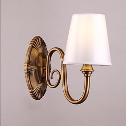 Apliques de pared con luz descendente, tradicionales, clásicos, galvanizados, con protección ocular