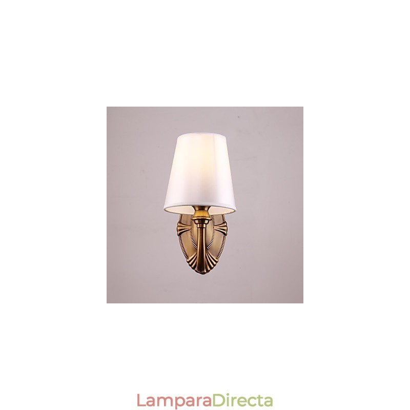 Apliques de pared con luz descendente, tradicionales, clásicos, galvanizados, con protección ocular
