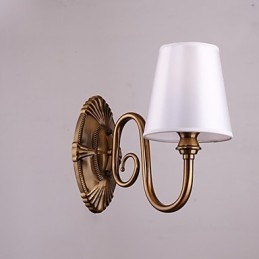 Apliques de pared con luz descendente, tradicionales, clásicos, galvanizados, con protección ocular