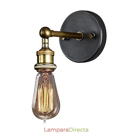 Lámpara de cabeza sencilla de cobre para pasillo, balcón y pared de The American Village Lámpara de cabeza sencilla de cobre para pasillo, balcón y pared de The American Village