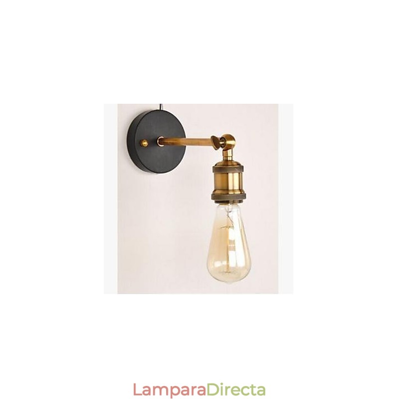 Lámpara de cabeza sencilla de cobre para pasillo, balcón y pared de The American Village