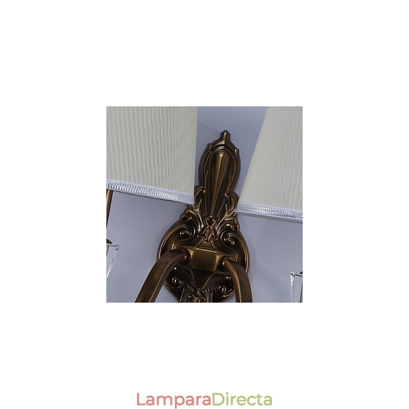 Apliques de pared con luz descendente, tradicionales, clásicos, galvanizados, con protección ocular