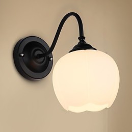 Apliques de pared con luz descendente para protección ocular con pintura contemporánea moderna