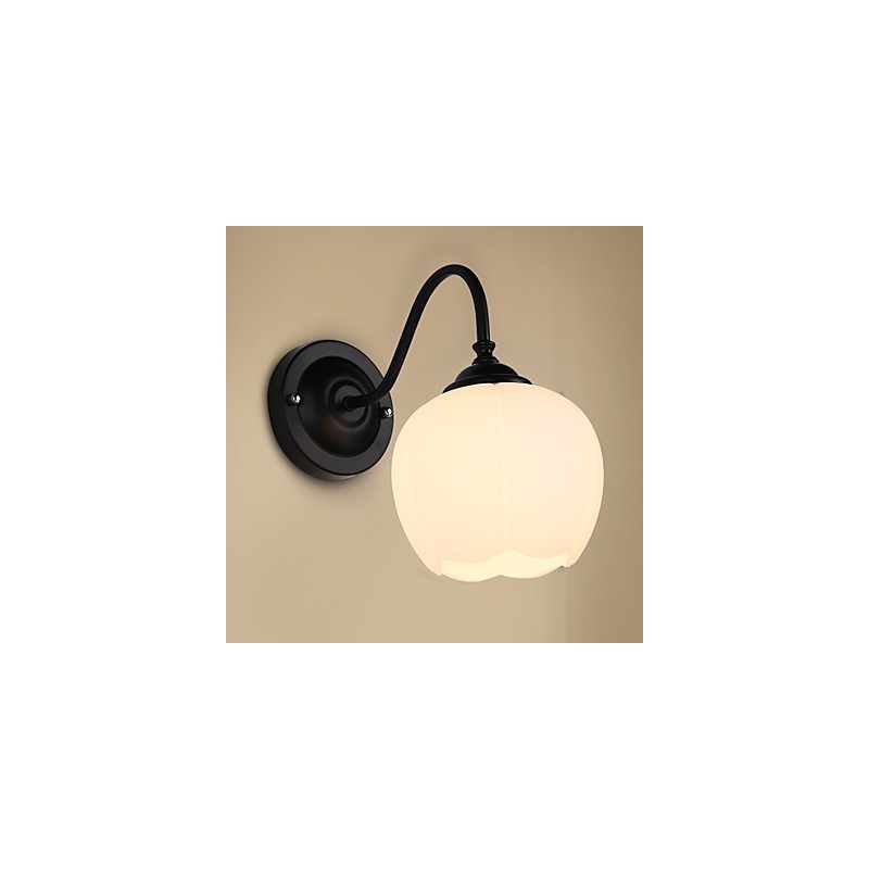 Apliques de pared con luz descendente para protección ocular con pintura contemporánea moderna