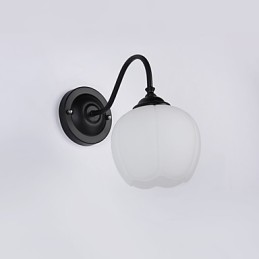 Apliques de pared con luz descendente para protección ocular con pintura contemporánea moderna